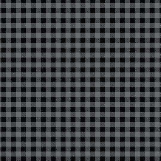 Eugene Textiles Gray Plaid Print Craft Fabric